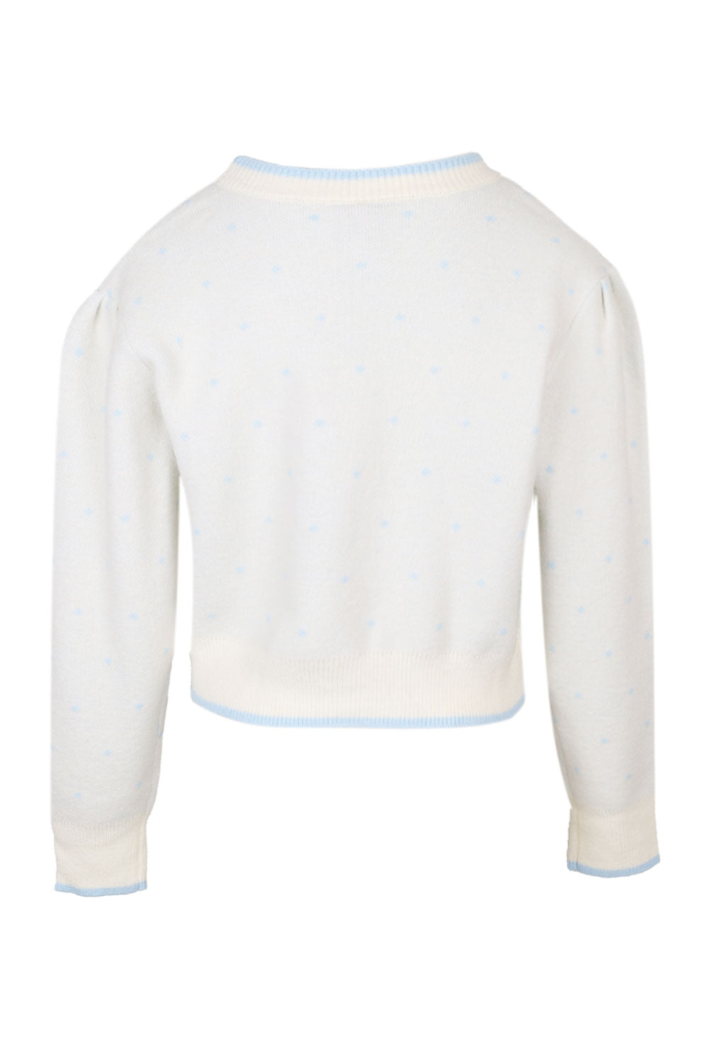 Load image into Gallery viewer, Elizabeth Jacquard Knit Cardigan Blue
