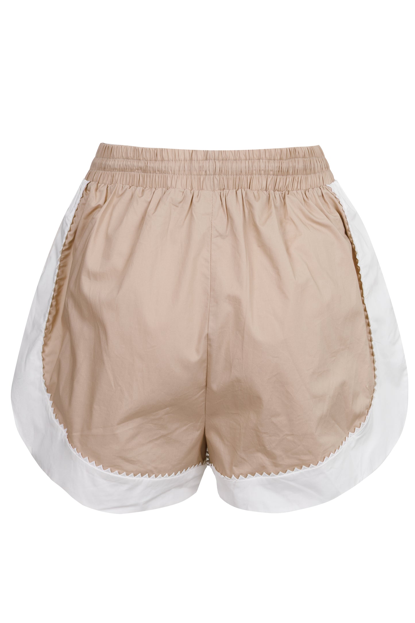 Load image into Gallery viewer, Kenia Elasticized Waist Shorts Taupe
