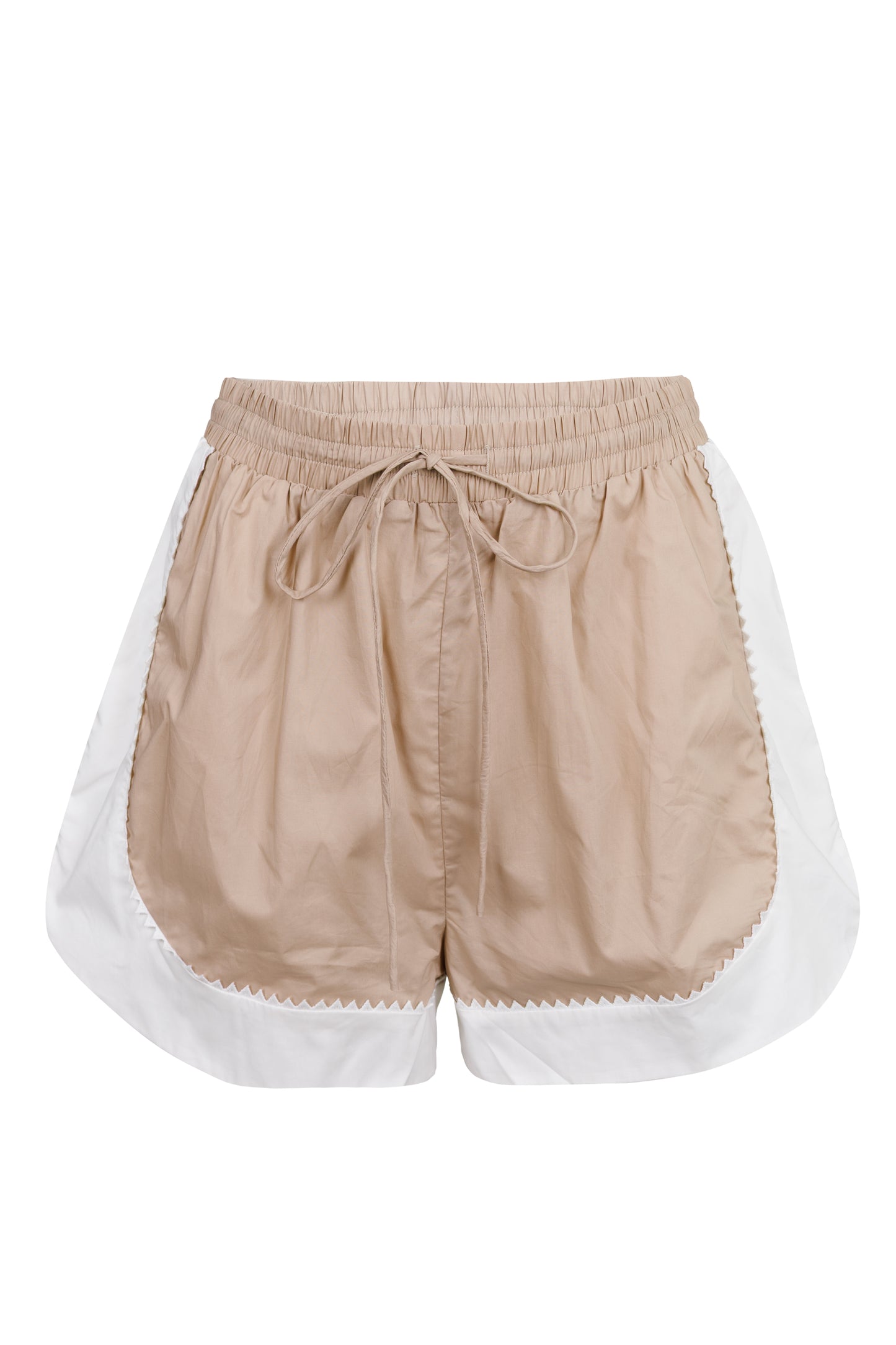 Load image into Gallery viewer, Kenia Elasticized Waist Shorts Taupe
