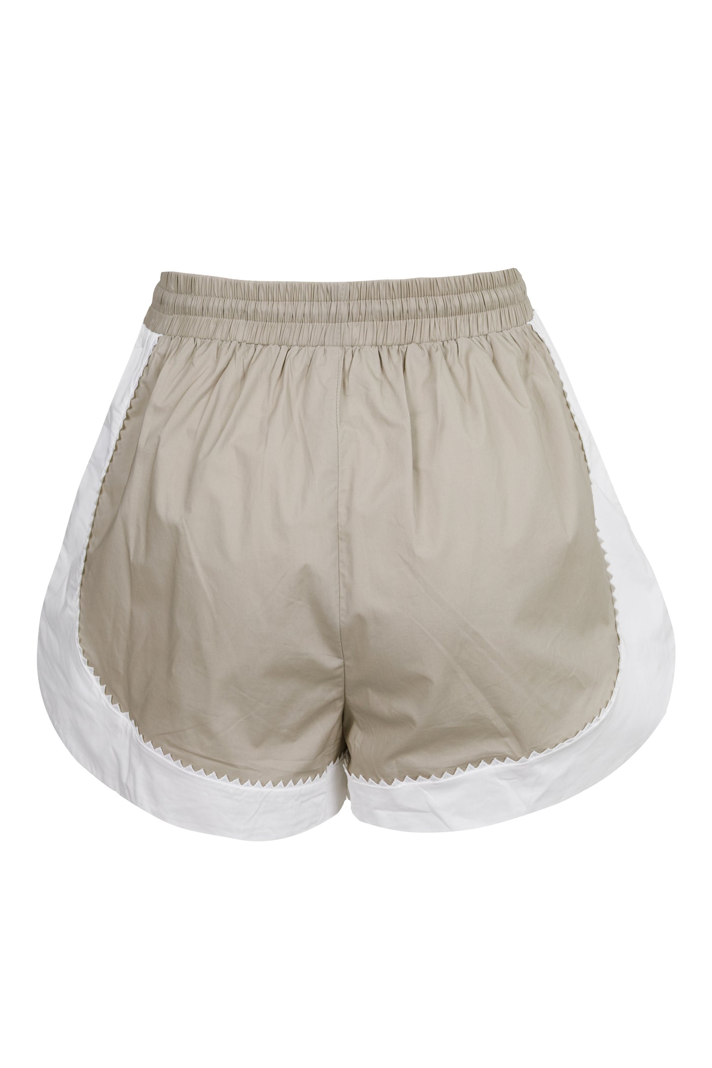Load image into Gallery viewer, Kenia Elasticized Waist Shorts Light Olive
