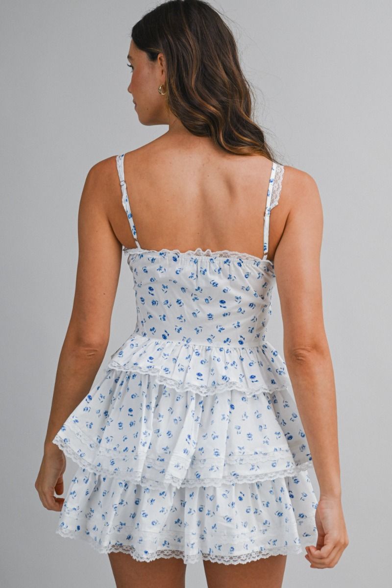 Load image into Gallery viewer, Peplum Top and Skirt Set Off White
