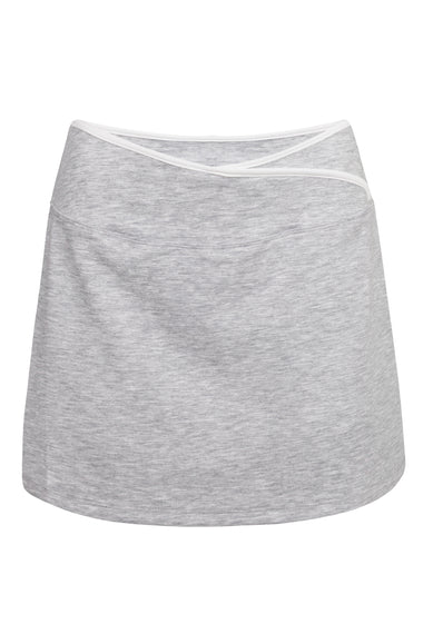Scuba Wrap Skort Grey