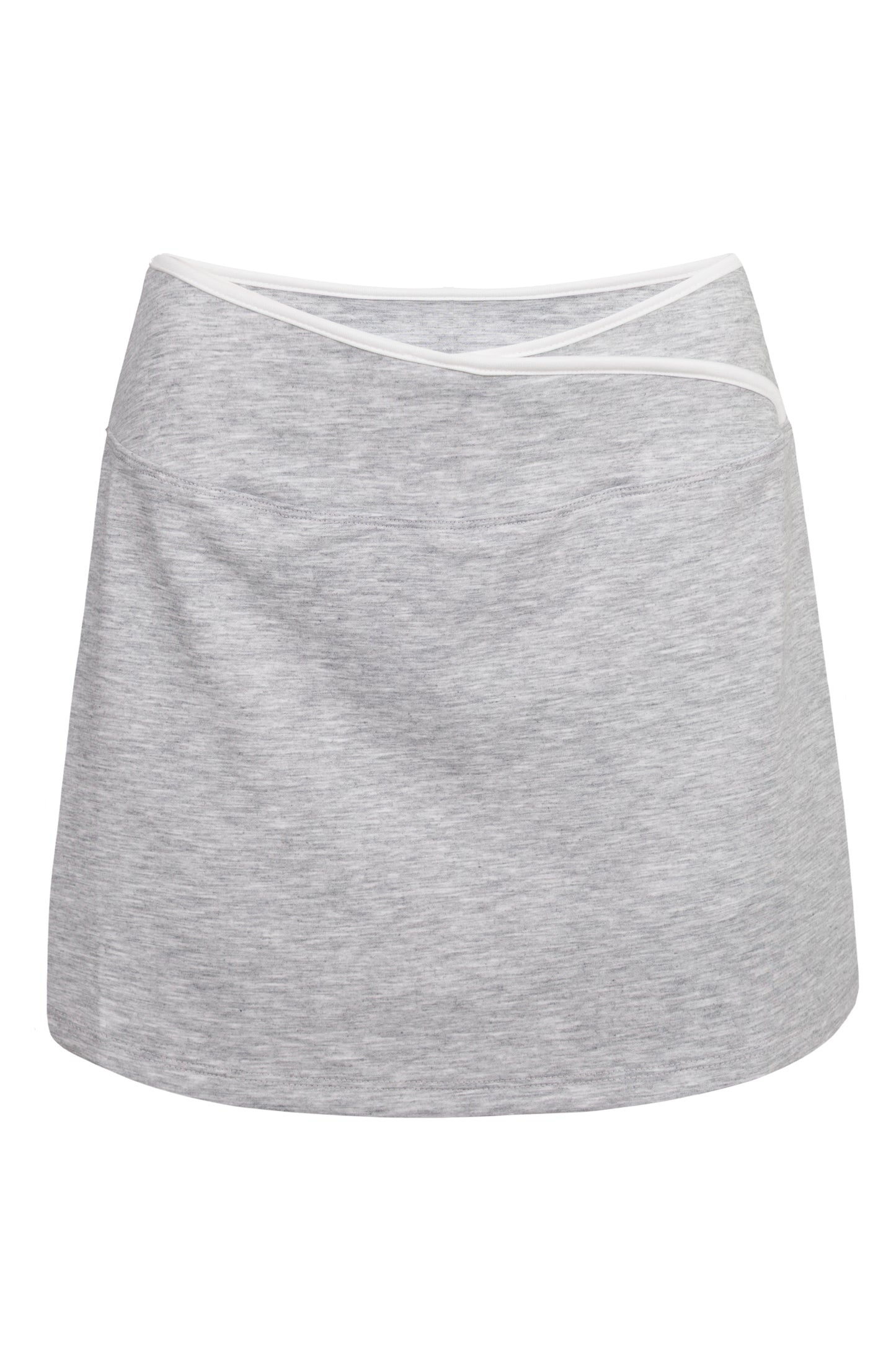 Load image into Gallery viewer, Scuba Wrap Skort Grey
