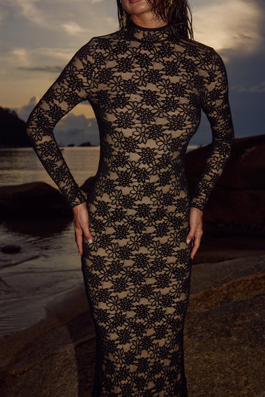 Maeya Maxi Dress Black - Dress