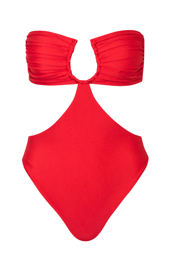 Maghalena One Piece Vermelho