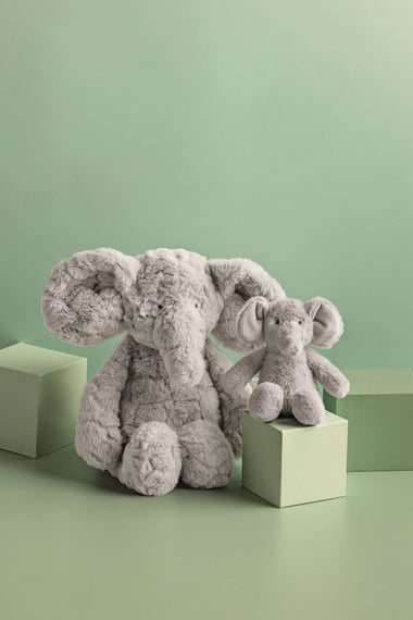 Mama & Baby Elephant Plush Set
