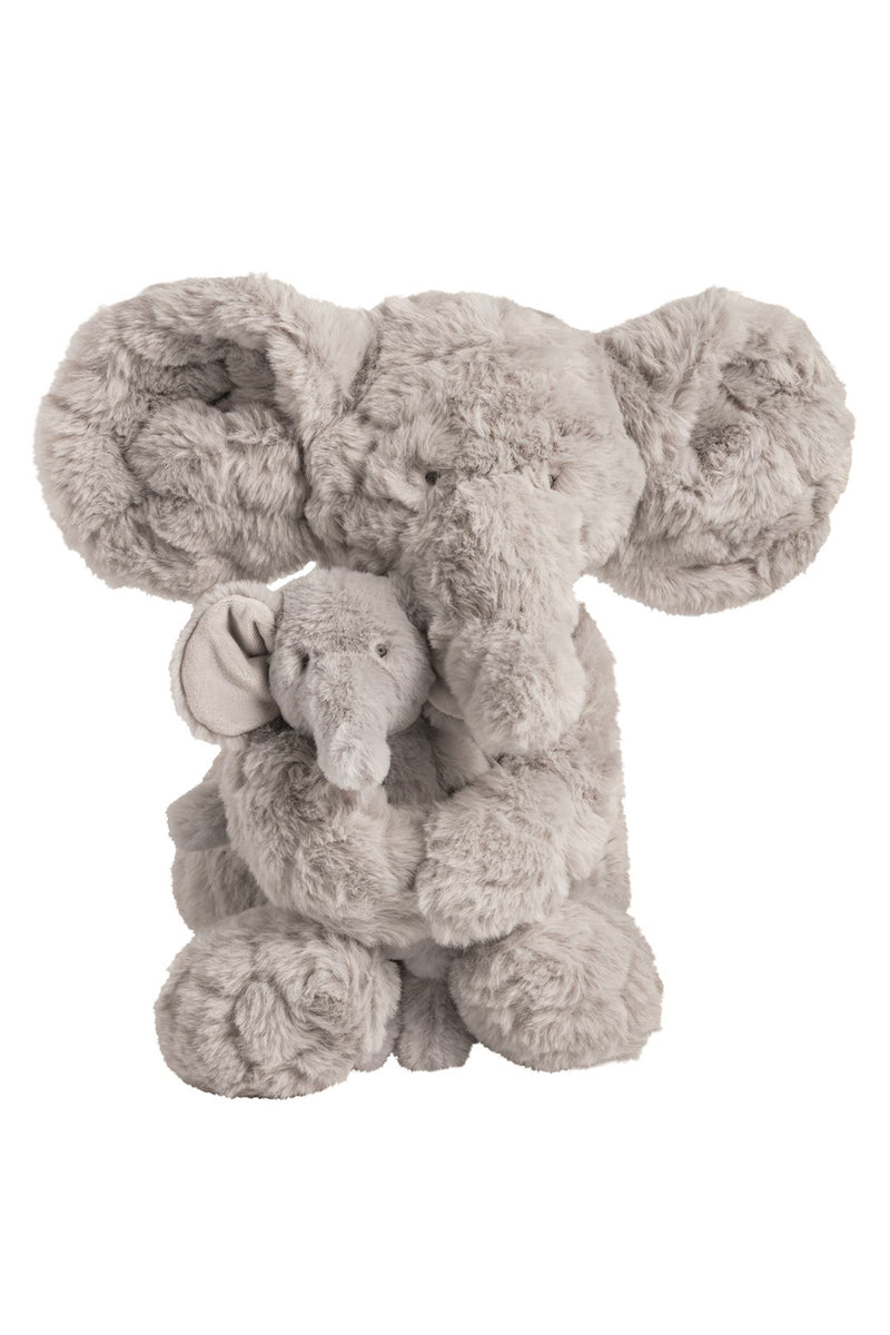 Mama & Baby Elephant Plush Set
