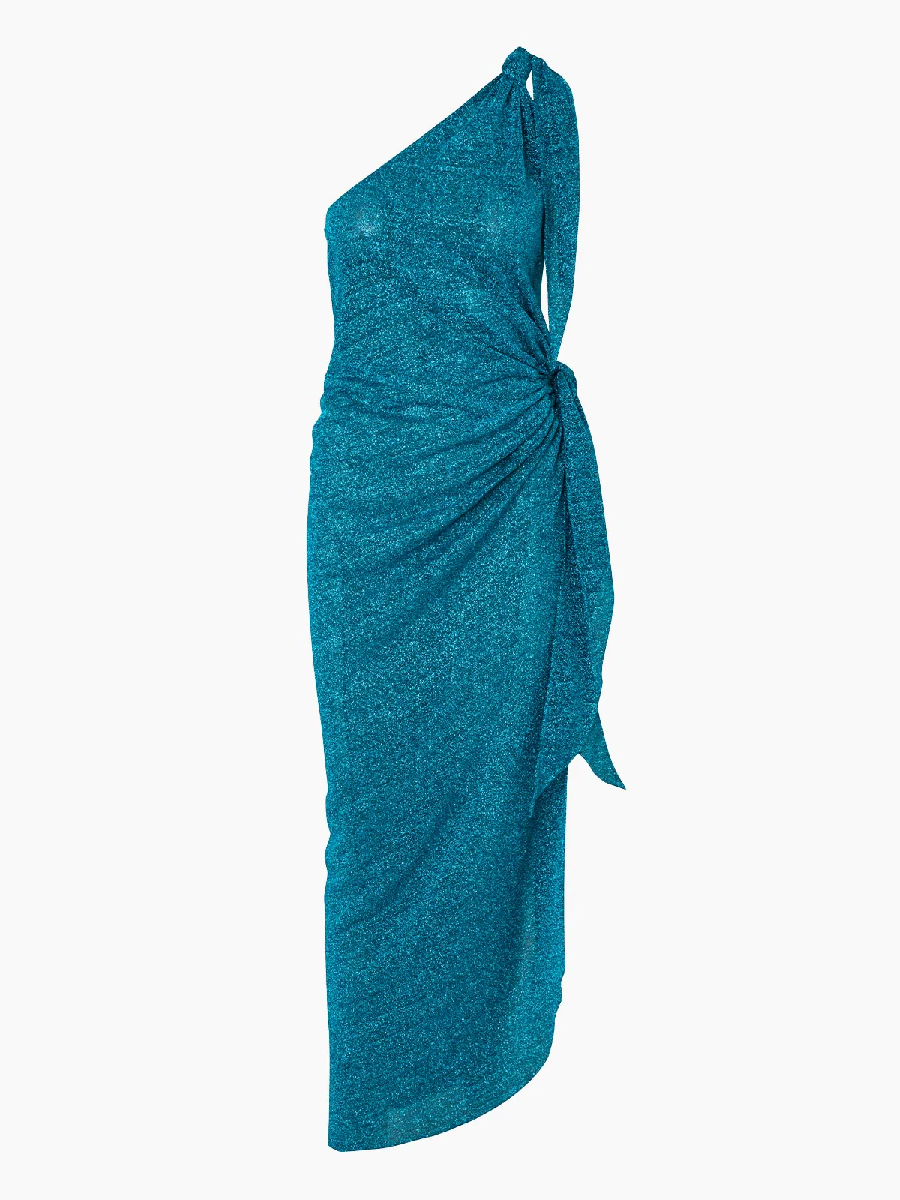 Load image into Gallery viewer, Marea Glossy Dress Amaro - Dress
