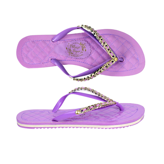 Puglia Flip Flops Purple