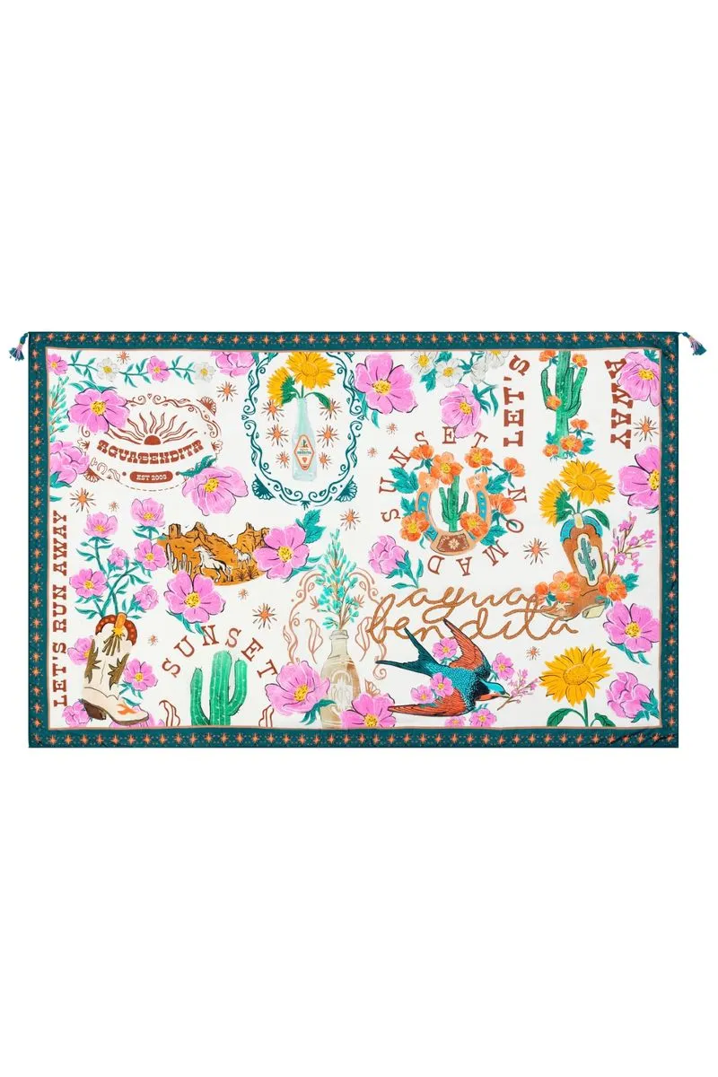Load image into Gallery viewer, Marine Nopal Pareo - ONE SIZE - Sarong
