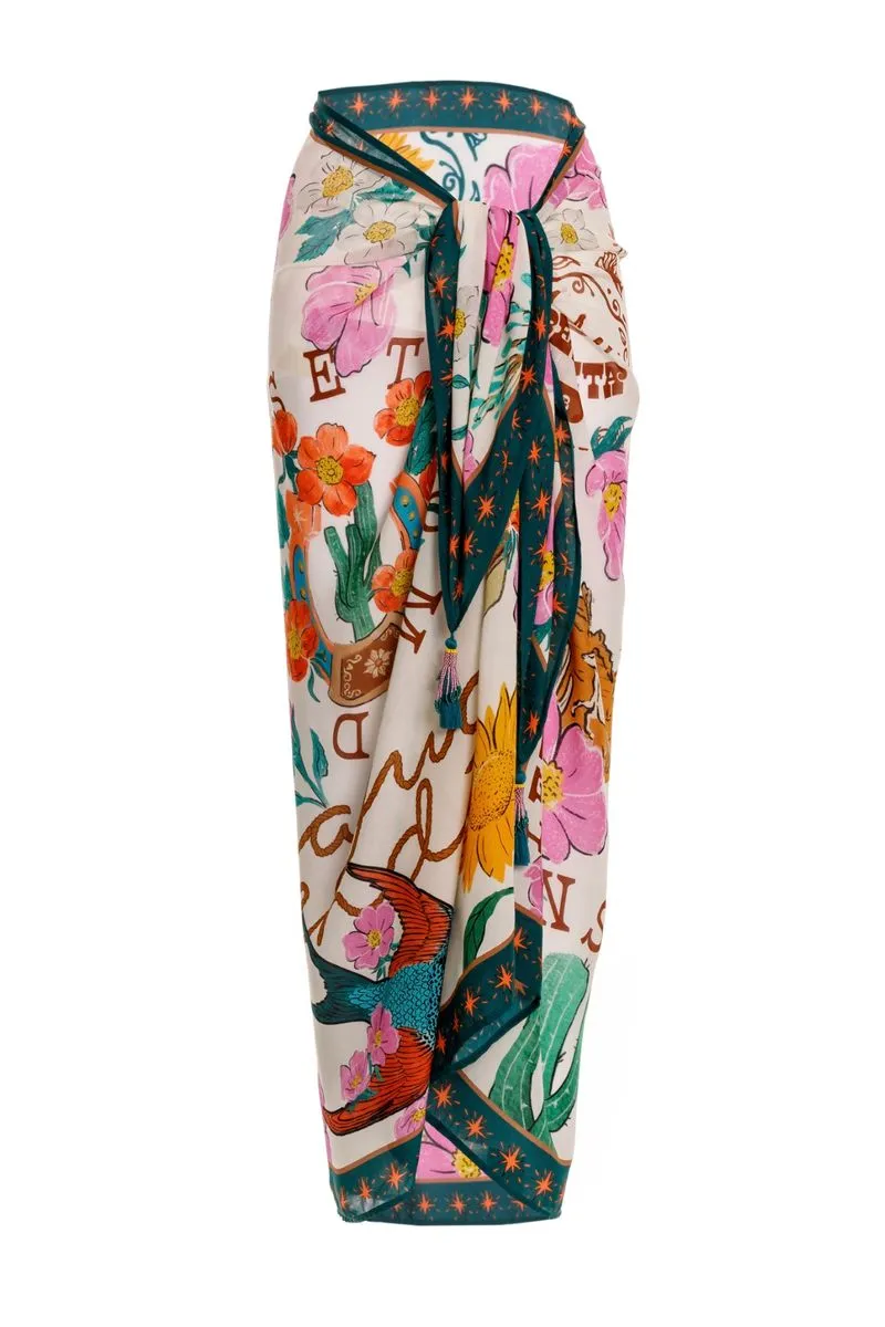 Load image into Gallery viewer, Marine Nopal Pareo - ONE SIZE - Sarong
