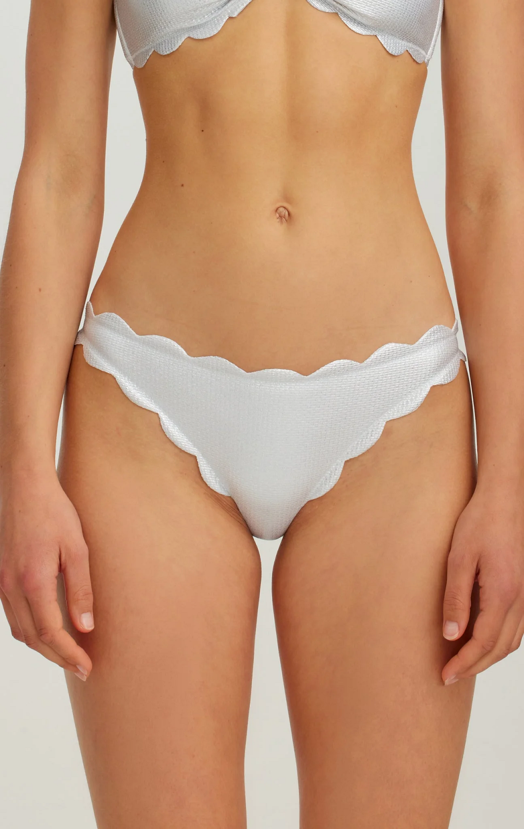 Antibes Bottom Silver/Coconut - Bikini Bottom