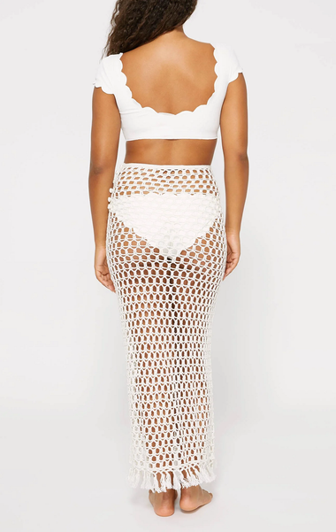 Marysia Crochet Maxi Skirt Natural - Skirt