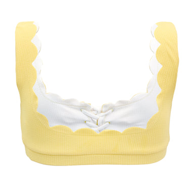 Palm Springs Tie Bikini Top Limoncello - Bikini Top