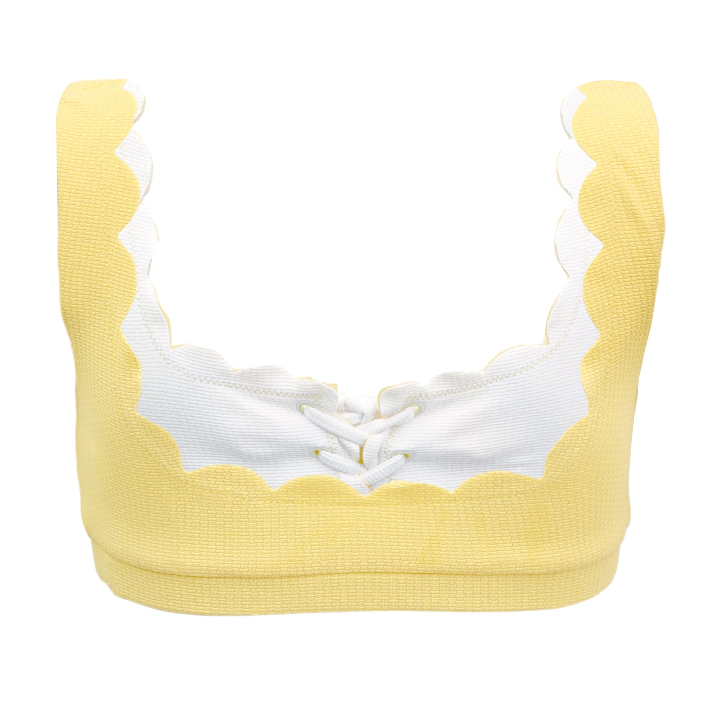 Load image into Gallery viewer, Palm Springs Tie Bikini Top Limoncello - Bikini Top
