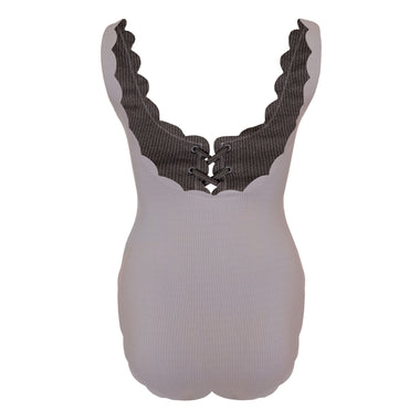 Palm Springs Tie Maillot Seagull/Thunder - One Piece