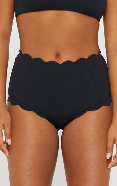 Santa Monica Bottom Black/Indigo - Bikini Bottom