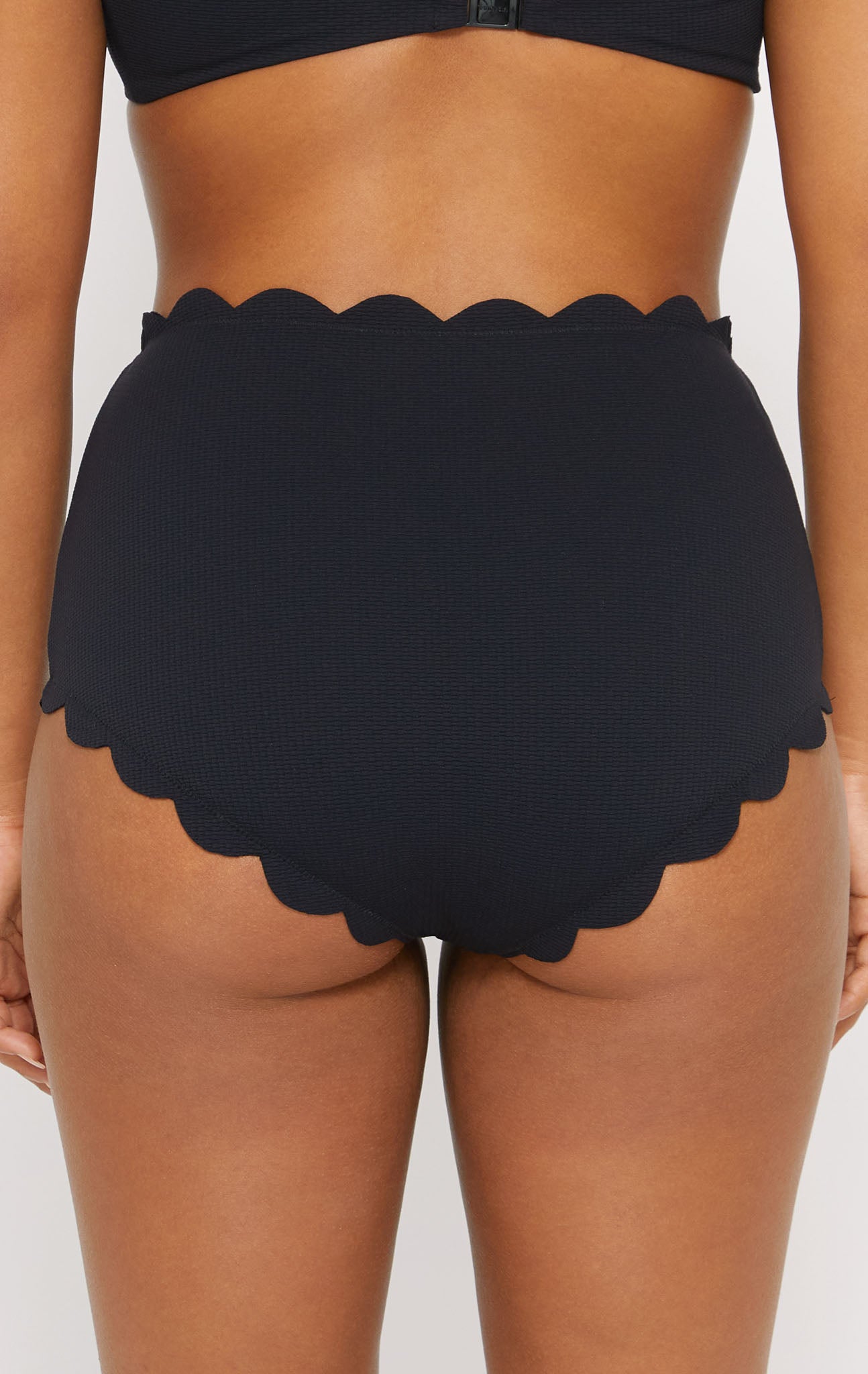Load image into Gallery viewer, Santa Monica Bottom Black/Indigo - Bikini Bottom
