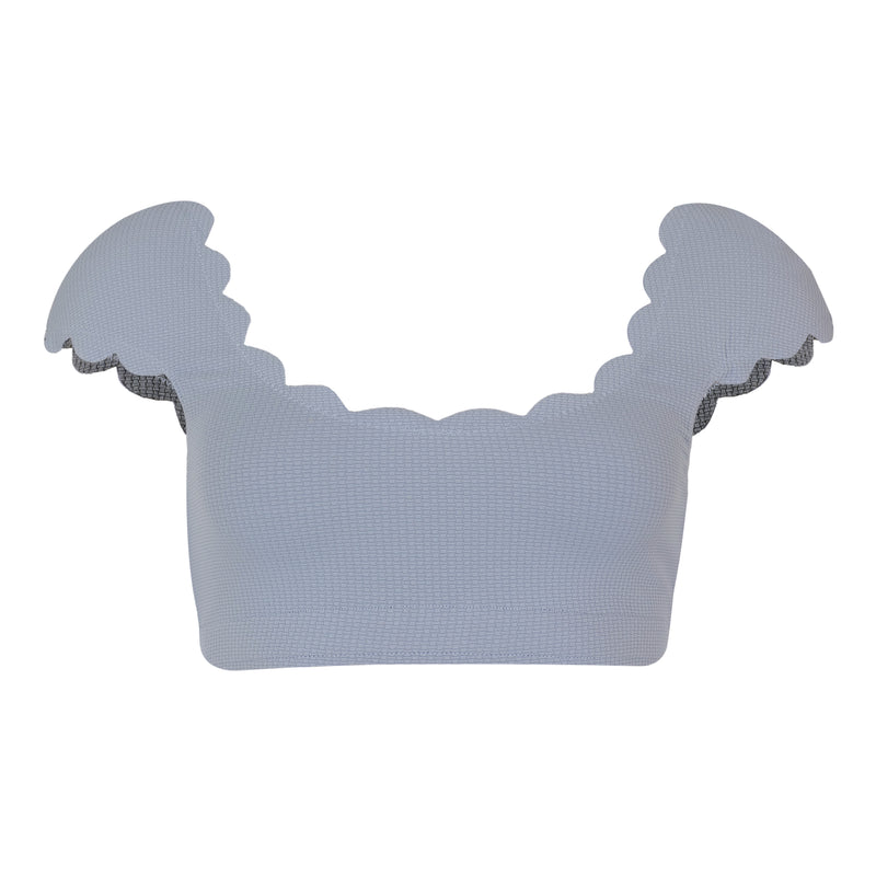 Marysia Scalloped Mexico Top Seagull/Thunder