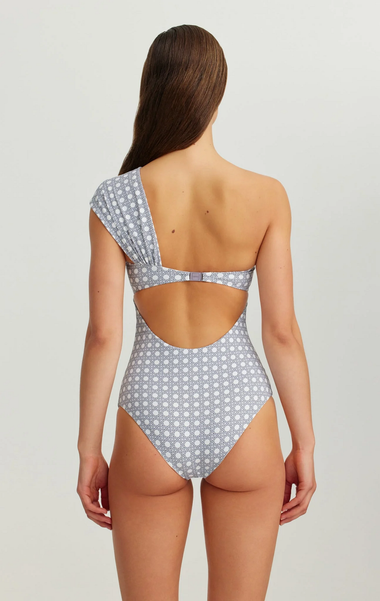 Venice Maillot Seagull Cane Print - One Piece