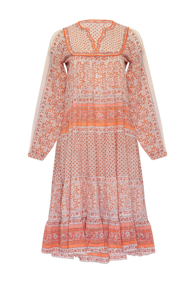 Nitika Nima Dress Quilt, Pink Coral