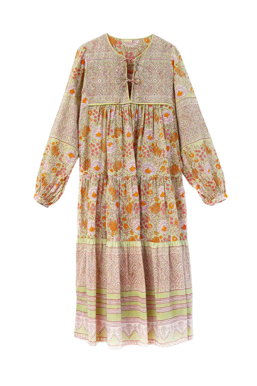 Load image into Gallery viewer, Yamini Booj Midi Dress, Verde
