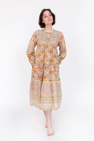 Yamini Booj Midi Dress, Verde