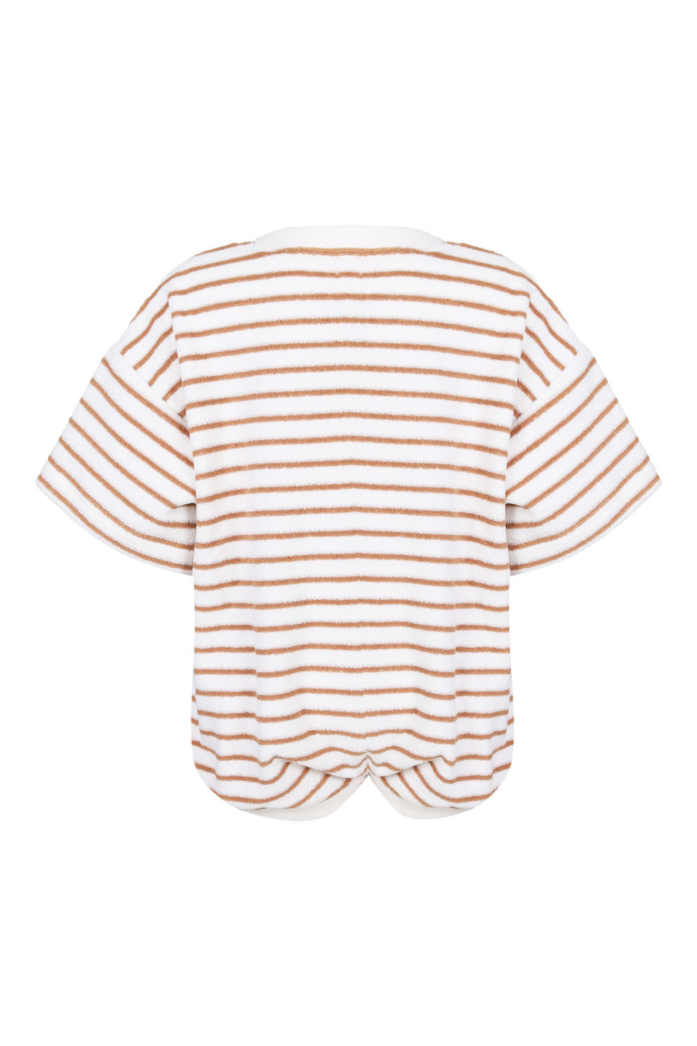 Load image into Gallery viewer, Cocoa Stripes Romper
