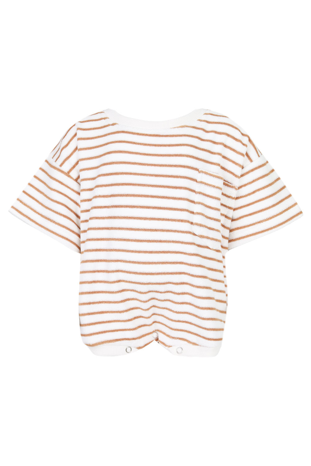 Load image into Gallery viewer, Cocoa Stripes Romper
