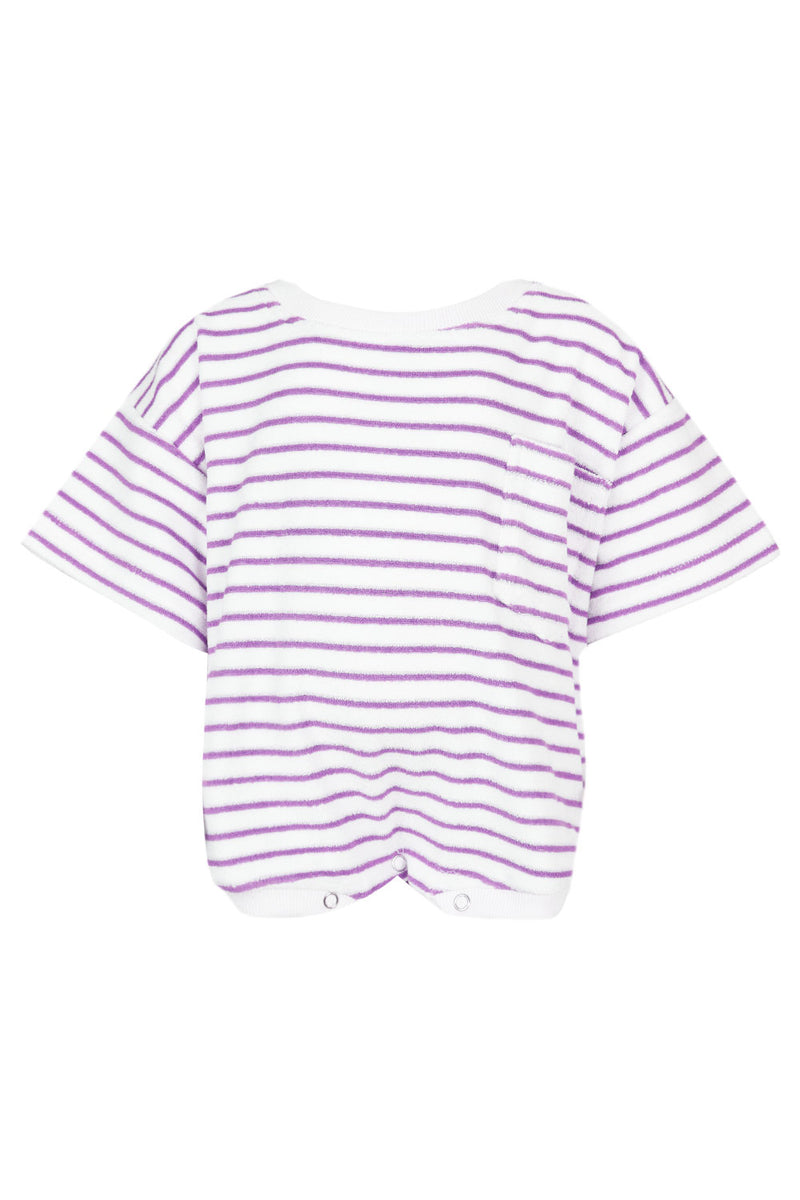 Lilac Oversize Terry Romper