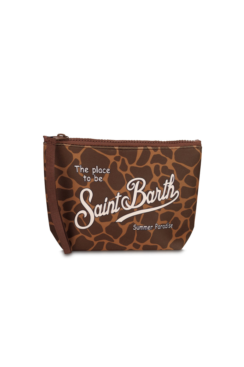 Aline Pouch Giraffe Skin