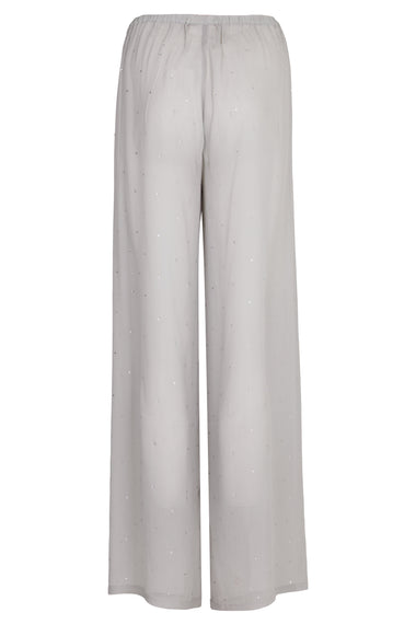 Amalia Wide Leg Pants Silver Strass