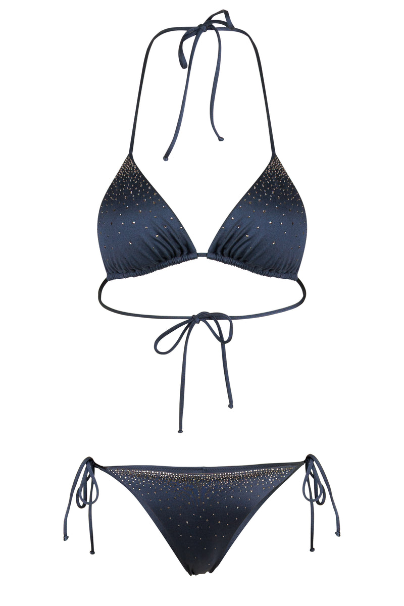 Annabelle and Marielle Bikini Shiny Waterfall