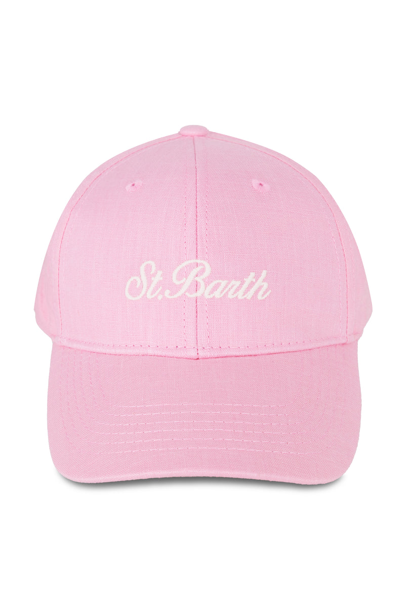 Baseball Cap Vintage Pink with Embroidery Logo