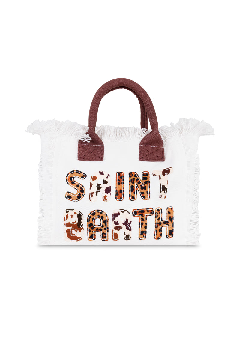 Colette Canvas Animalier Patch Bag