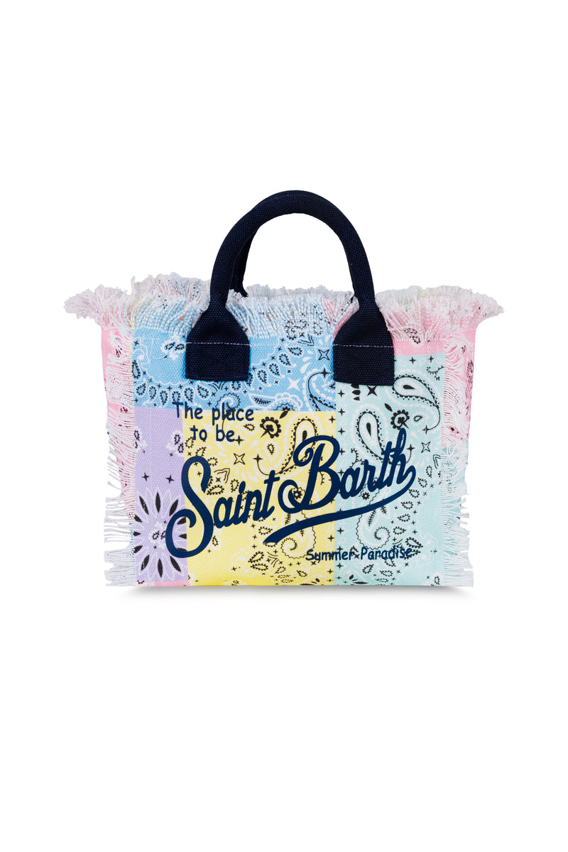 Colette Canvas Bandanna Round Bag