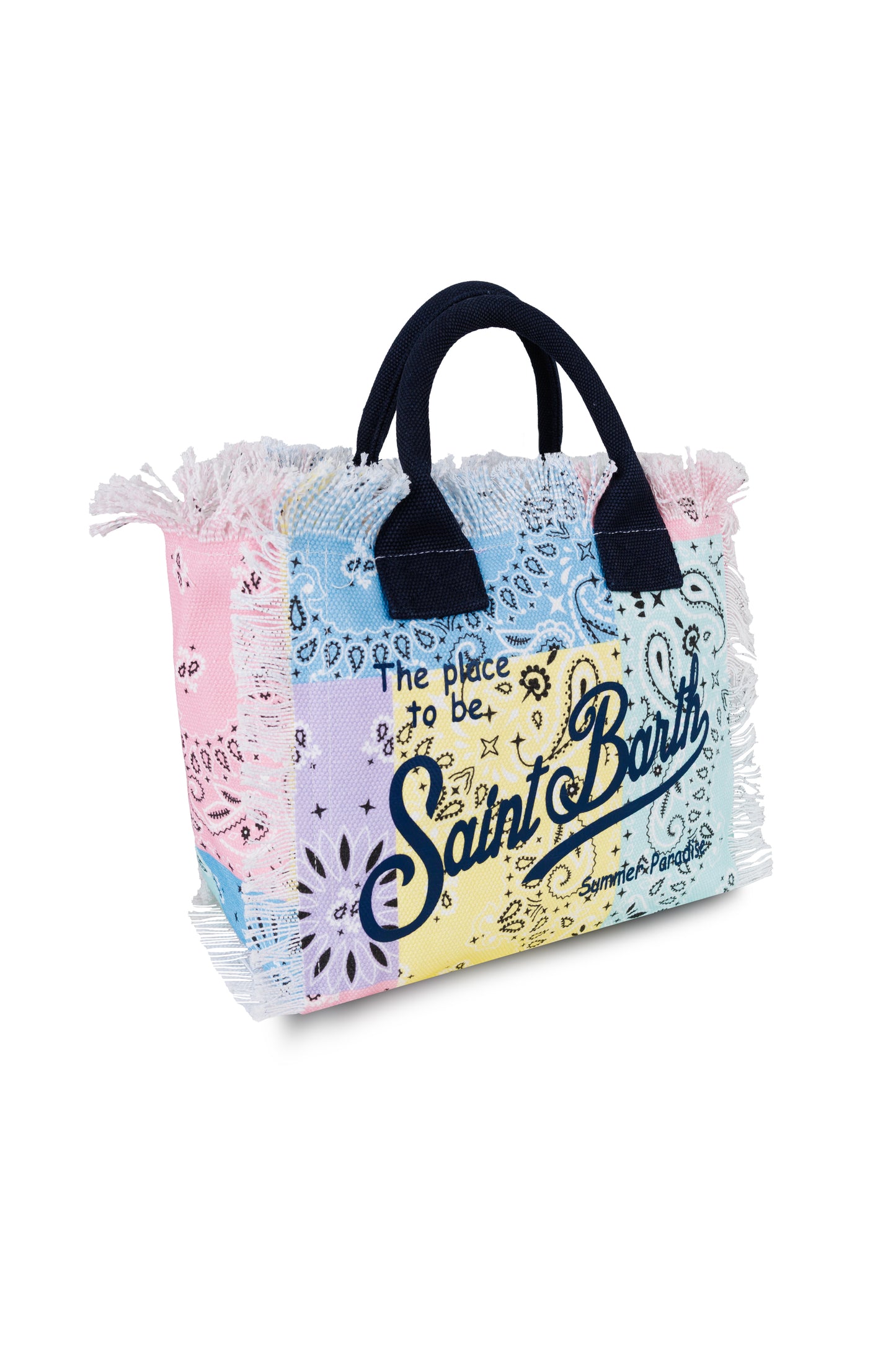 Load image into Gallery viewer, Colette Canvas Bandanna Round Bag
