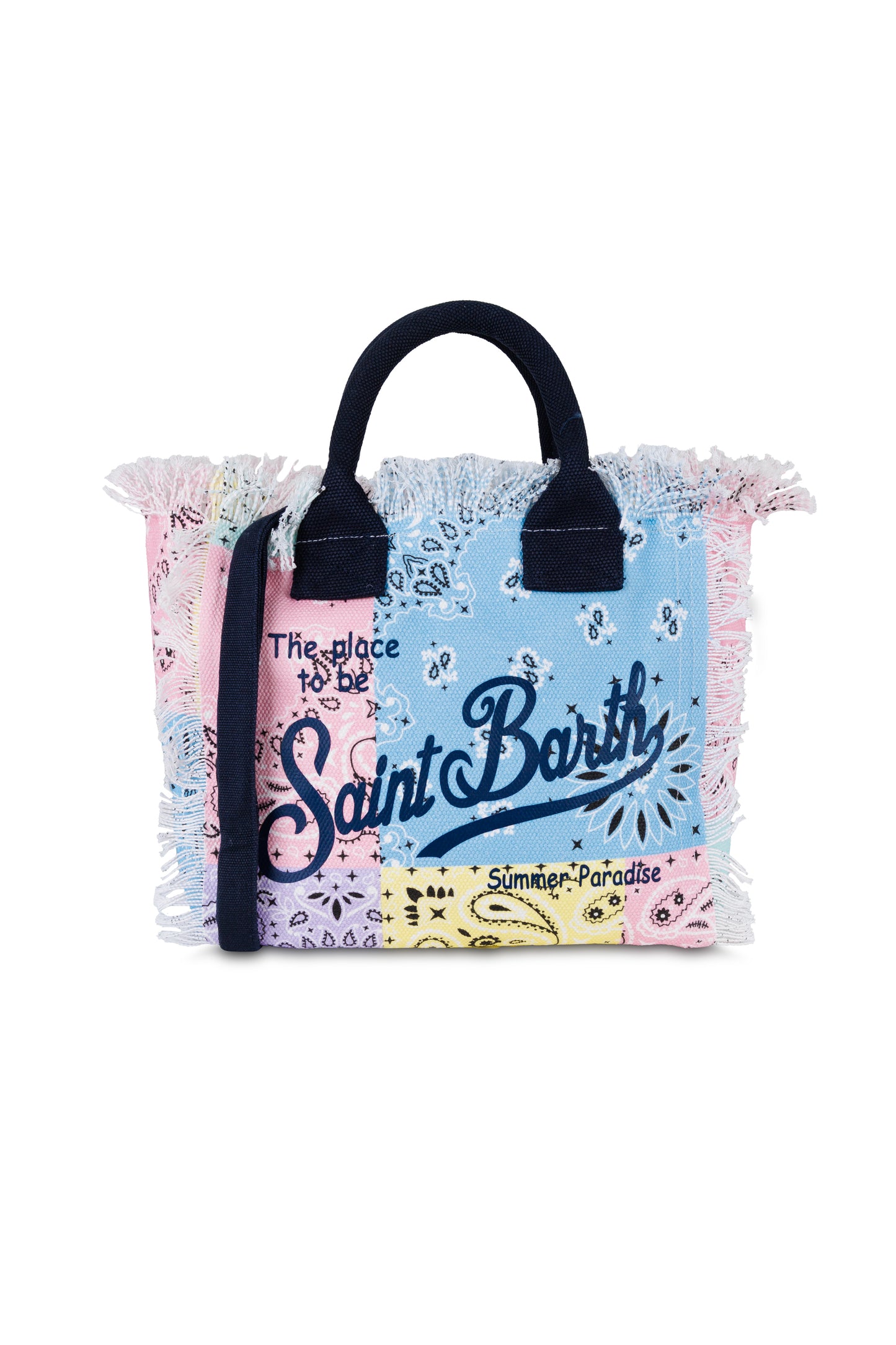Load image into Gallery viewer, Colette Canvas Bandanna Round Bag
