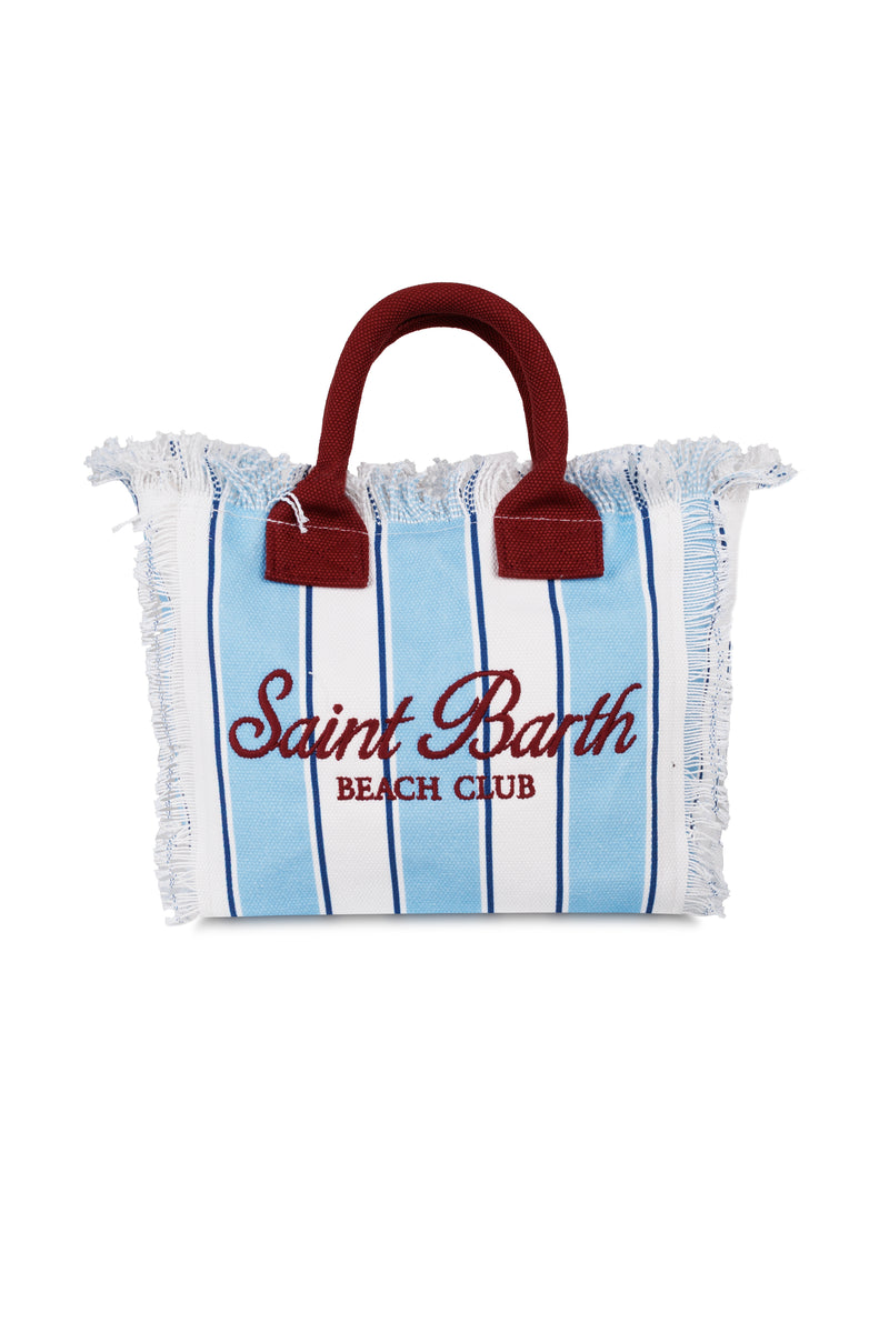 Colette Canvas Beach Stripe Blue Bag