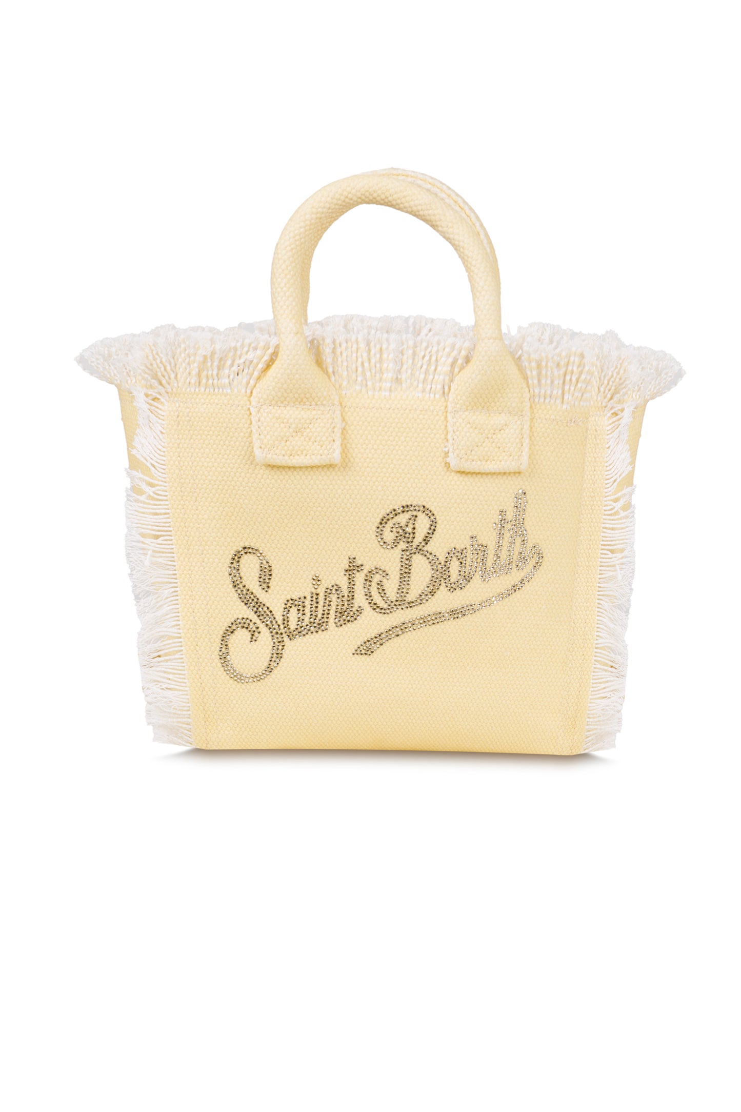 Load image into Gallery viewer, Colette Canvas with Rhinestone Logo Yellow Bag
