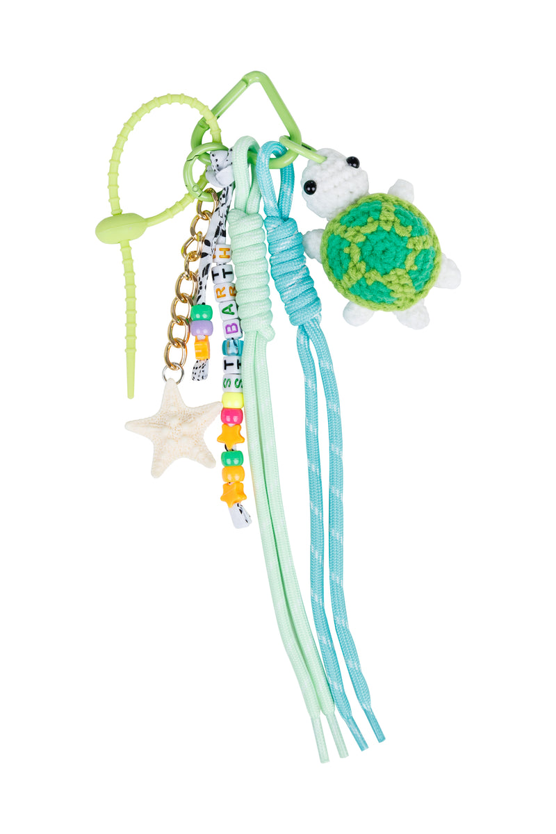 Funny Charm with Turtle Starfish