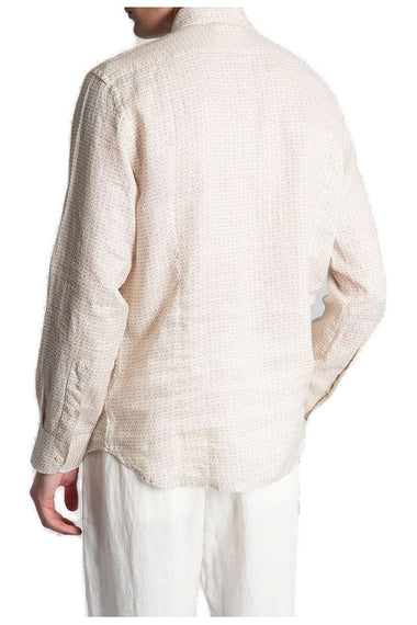 Geoi Micro Floral Linen Pamplona Shirt