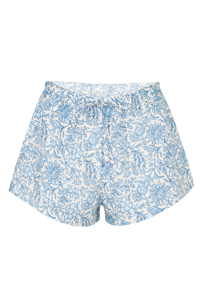 Kammy Shorts with Floral Batik Print