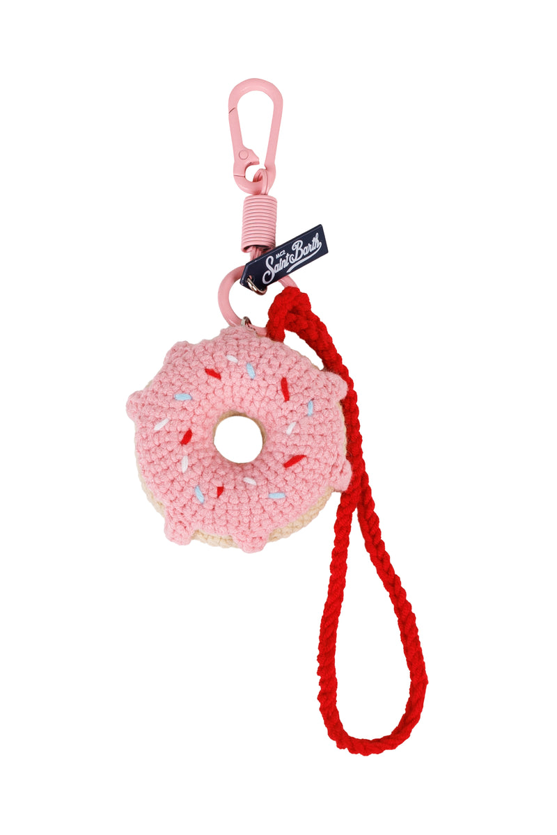 Keyring Loop with Crochet Donut