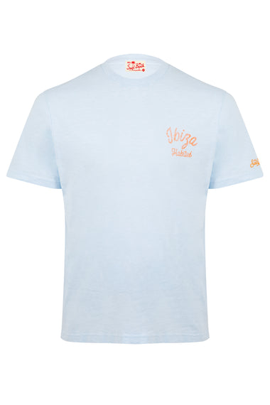 Man Cotton Flamed T-Shirt Skylar Ibiza Habitue