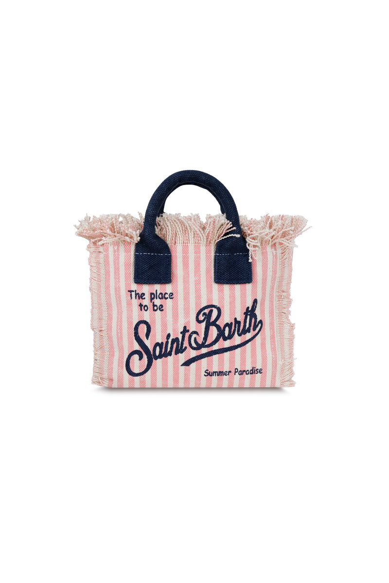 Mini Vanity Pink Stripe Bag