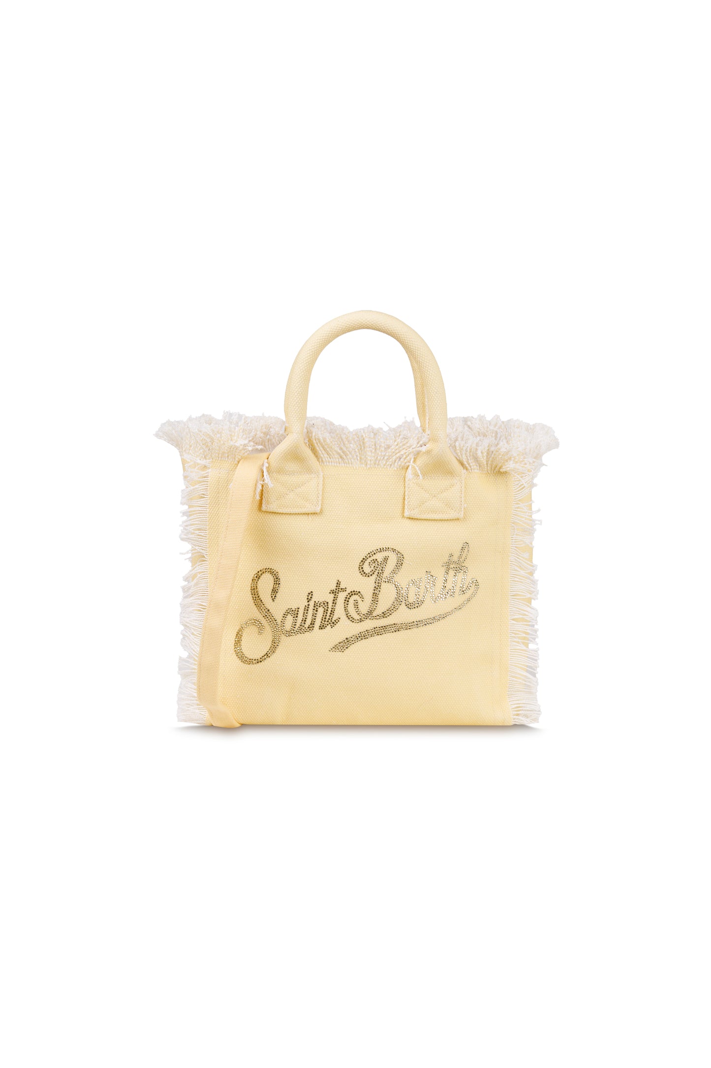Load image into Gallery viewer, Mini Vanity with Rhinestone Logo Yellow Bag
