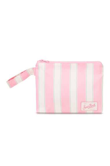 Pareasy Beach Pink Stripes Pouch