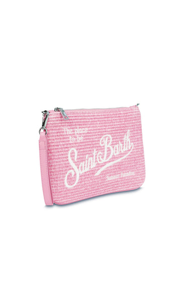 Parisiene Straw Pink Pouch