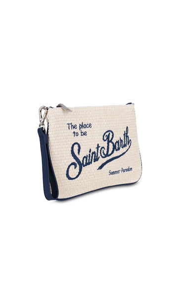 Parisienne Straw Natural Raffia Pouch